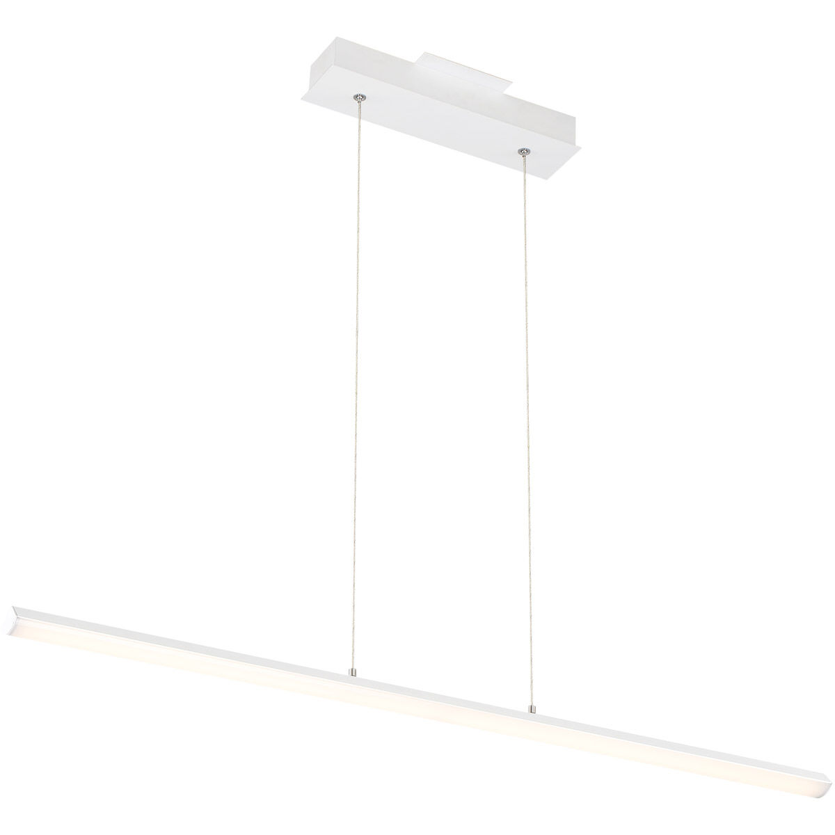 Float LED 48 inch Matte White Pendant Ceiling Light
